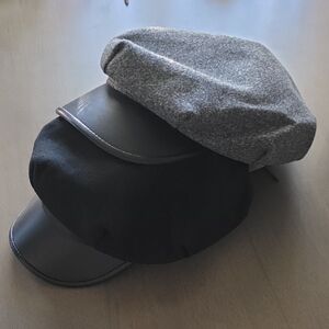 Black and Gray Adjustable Caps